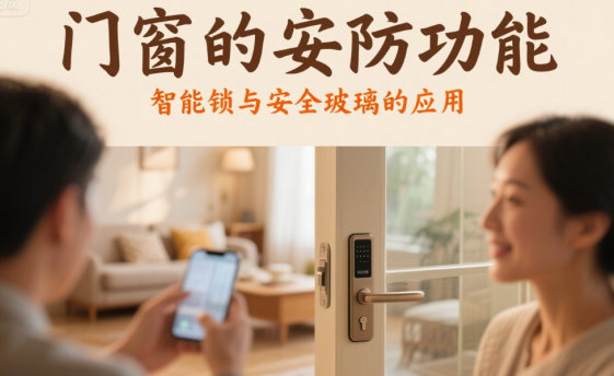 十大門(mén)窗品牌的安防功能：智能鎖與安全玻璃的應(yīng)用