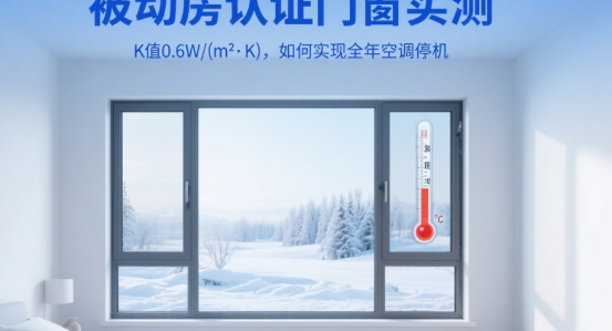 被動房認證門窗實測：K值0.6W/(m2·K)，如何實現全年空調停機