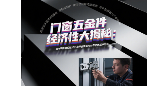 品牌門窗五金件經濟性大揭秘：304不銹鋼鉸鏈10萬次開合測試與15年使用成本對比
