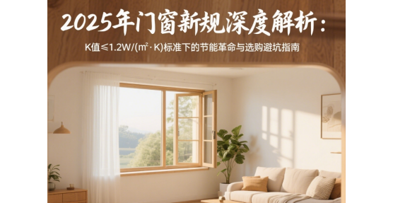 2025年品牌門窗新規深度解析：K值≤1.2W/(㎡·K)標準下的節能革命與選購避坑指南
