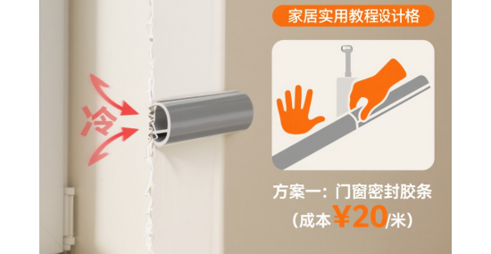 中國(guó)門窗十大品牌漏風(fēng)怎么辦?4個(gè)低成本方法讓冬季室溫提升5℃